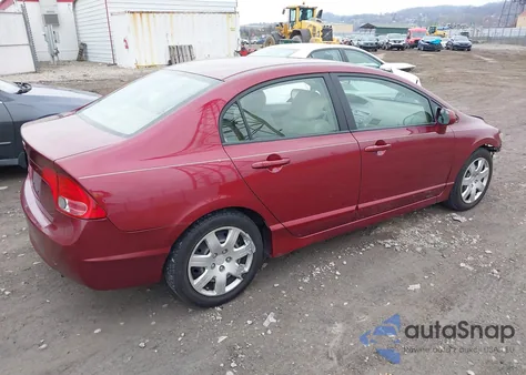 2008 Honda Civic Lx from USA, damaged, VIN 1HGFA165X8L012135